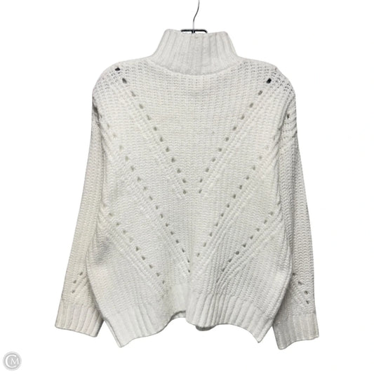 Sweater By Ana In White, Size: S