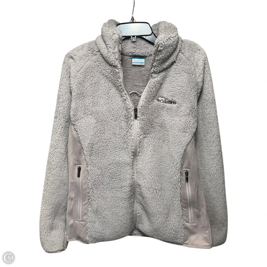 Jacket Fleece By Columbia In Mauve, Size: L