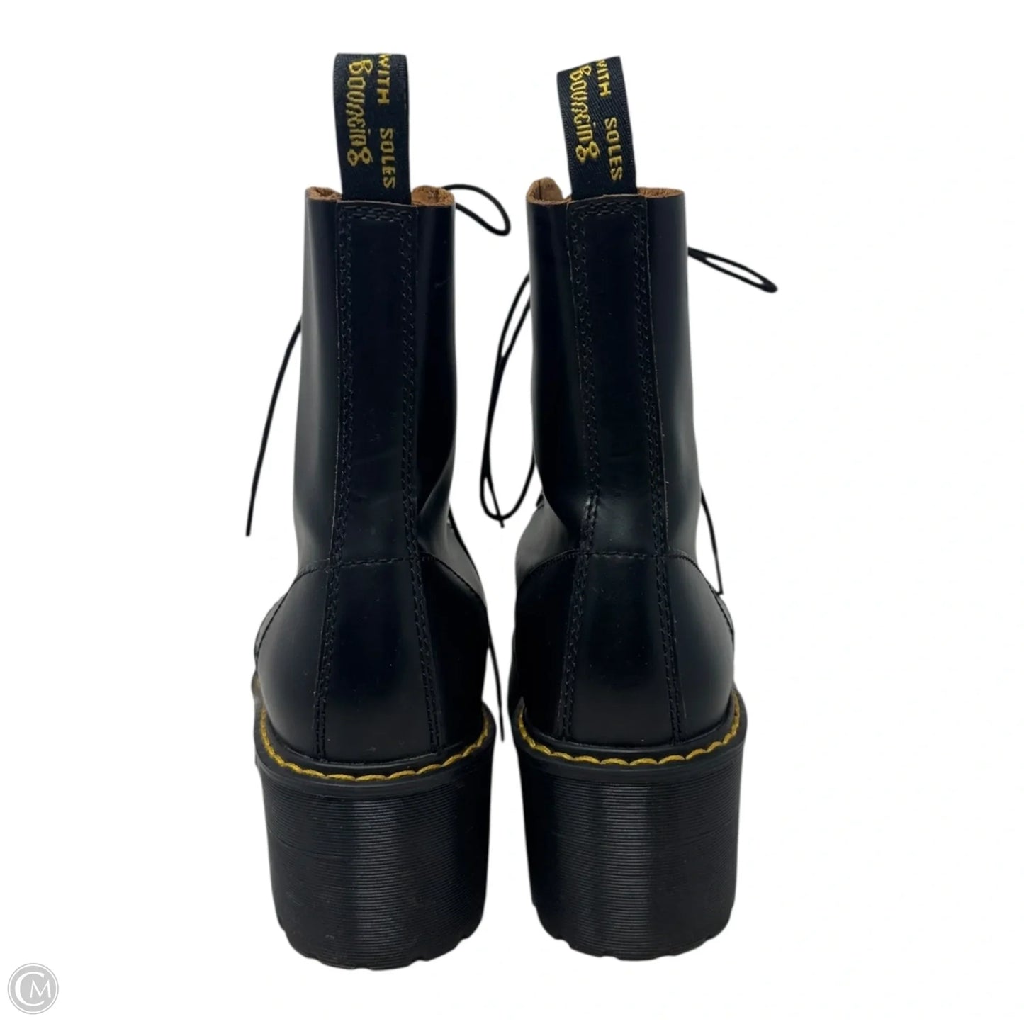 Leona Boots Ankle Heels By Dr Martens In Black, Size: 9