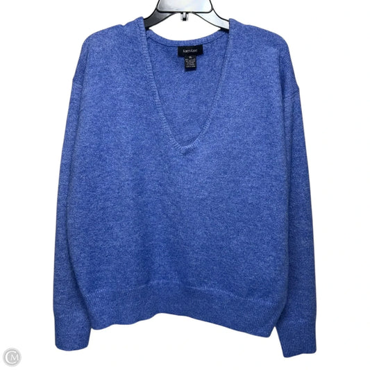 Sweater By Karen Kane In Blue, Size: Xl