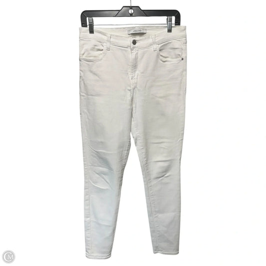 Jeans Skinny By J Brand In White, Size: 8