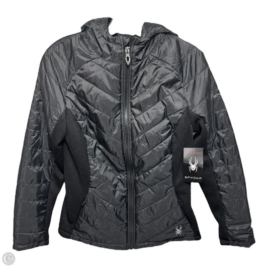 Jacket Puffer & Quilted By Spyder In Black, Size: S