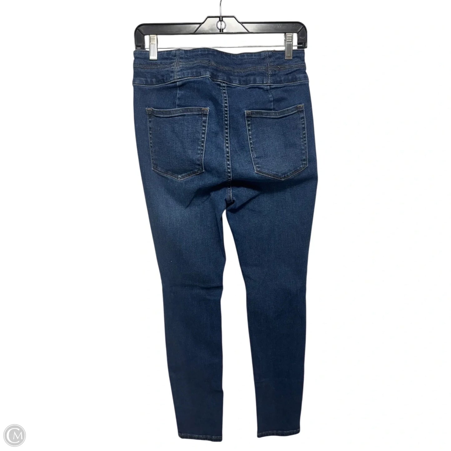 Lace Up Jeans Skinny By We The Free In Blue Denim, Size: 8