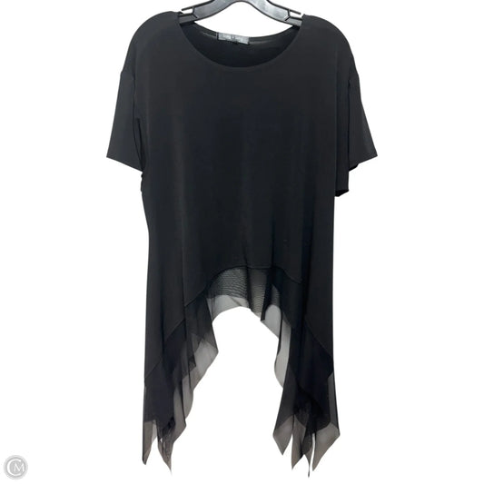 Top Short Sleeve By SONG & SUNG In Black, Size: M