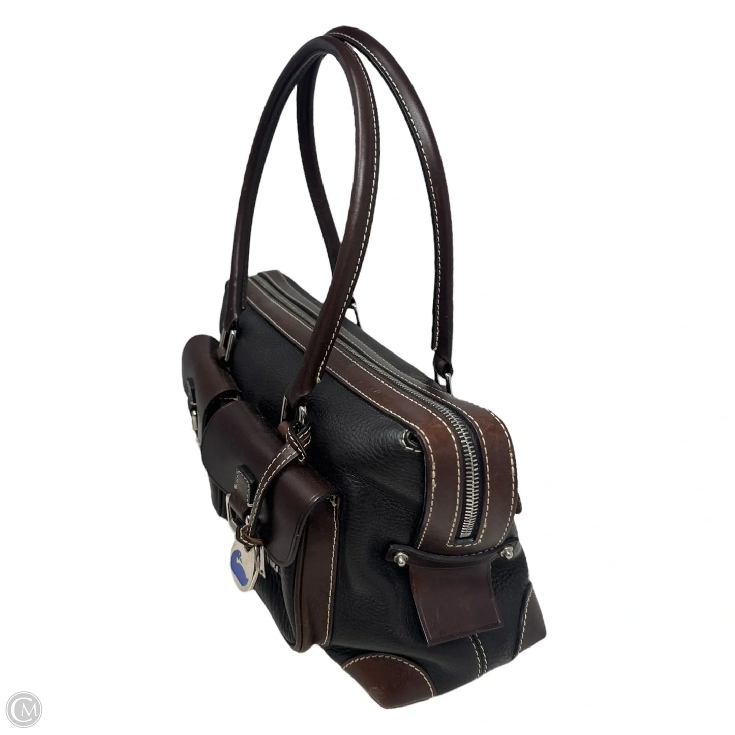 Latch Pocket Handbag Designer By Dooney And Bourke, Size: Medium