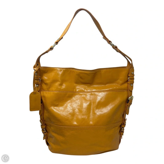 Handbag Leather By Badgley Mischka, Size: Large