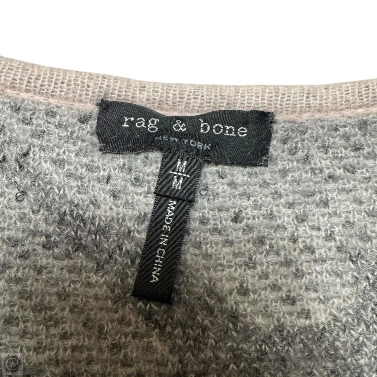 Merino Wool Mohair Blend Sweater By Rag And Bone In Grey, Size: M
