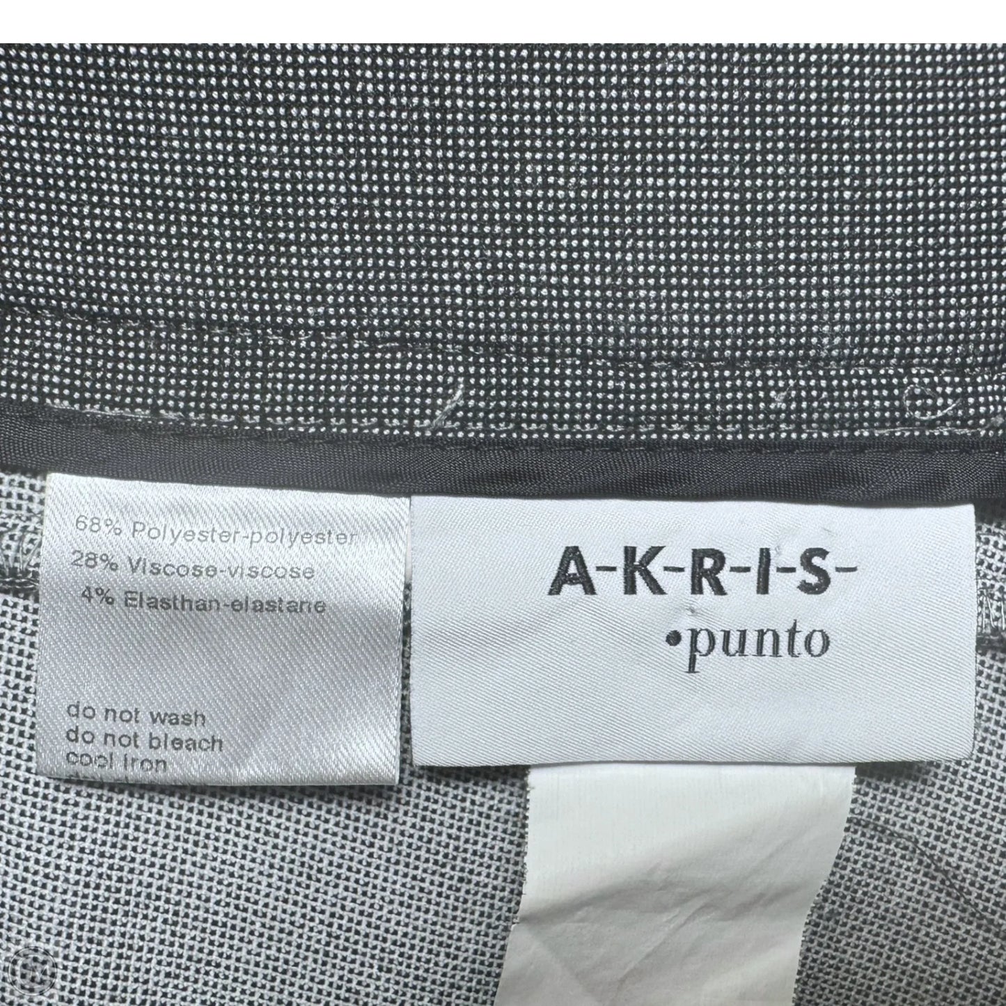 Francoise Straight Leg Pants By Akris In Grey, Size: 6