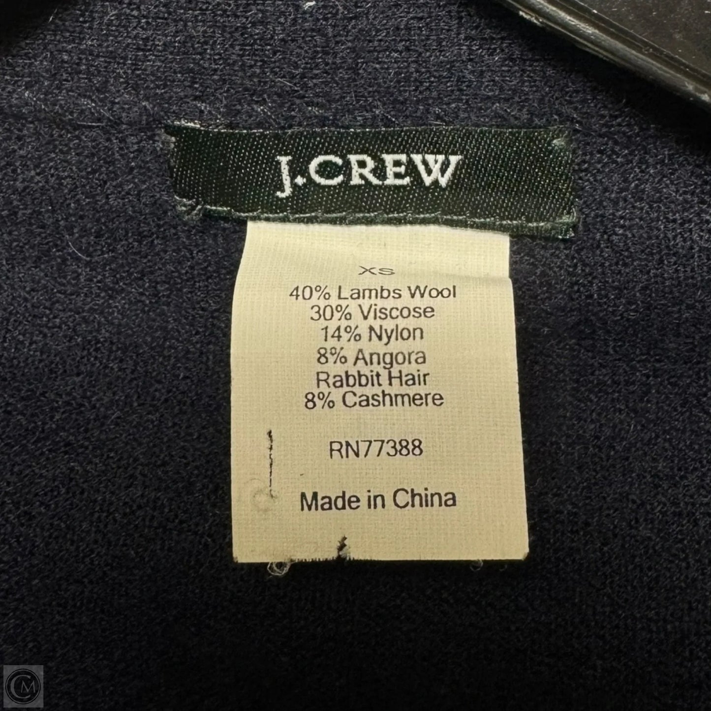 Sweater Cardigan By J. Crew In Blue, Size: Xs