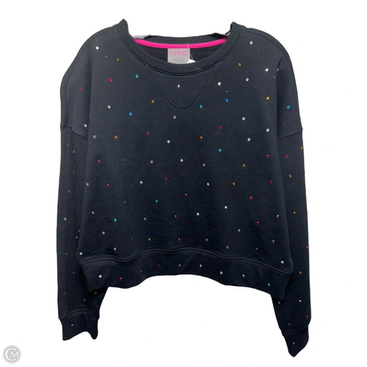 Sweatshirt Crewneck By TEREZ In Black, Size: L