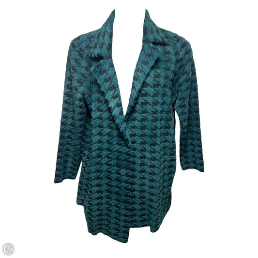 Coat Other By Liverpool In Dark Forest Houndstooth, Size: Xl