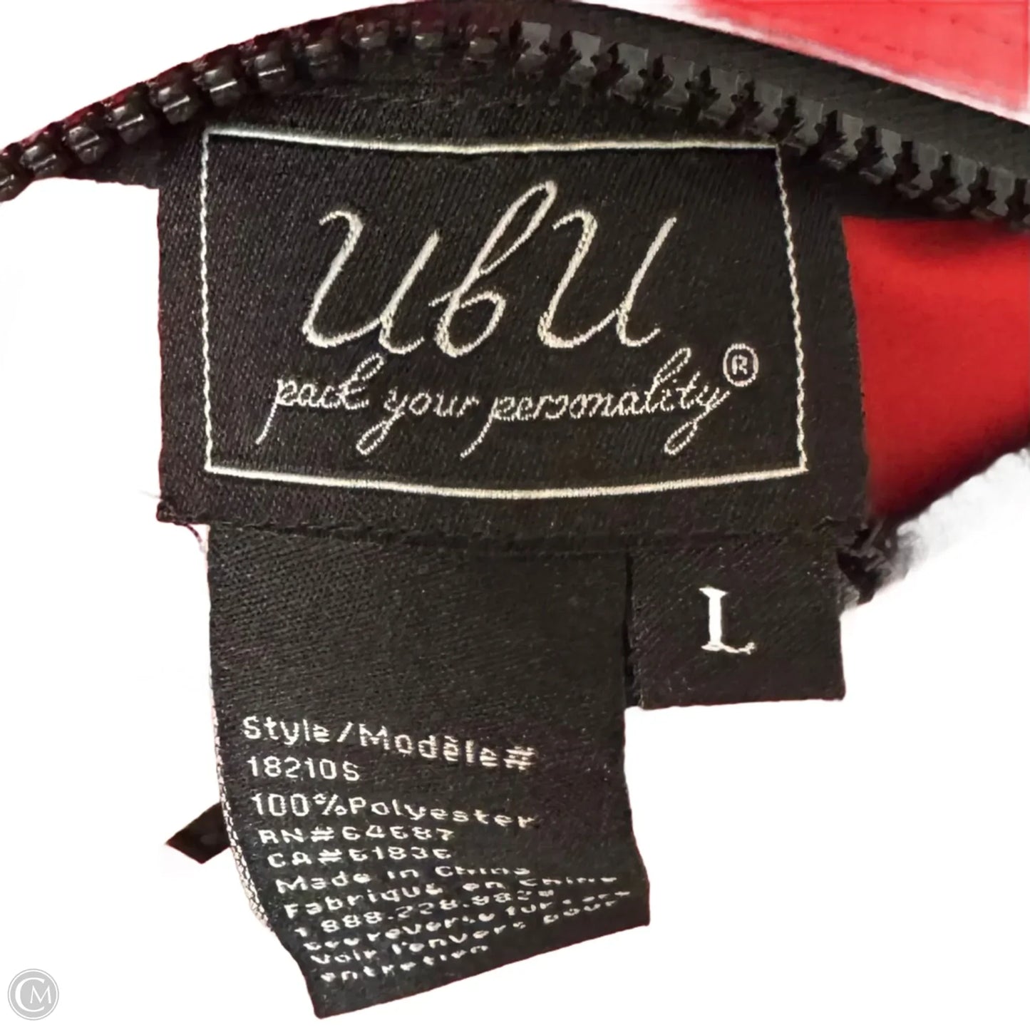 Reversible Jacket By Ubu In Black & Red, Size: L