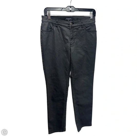 Thompson Coated Jeans Designer By Lafayette 148 In Grey, Size: 4