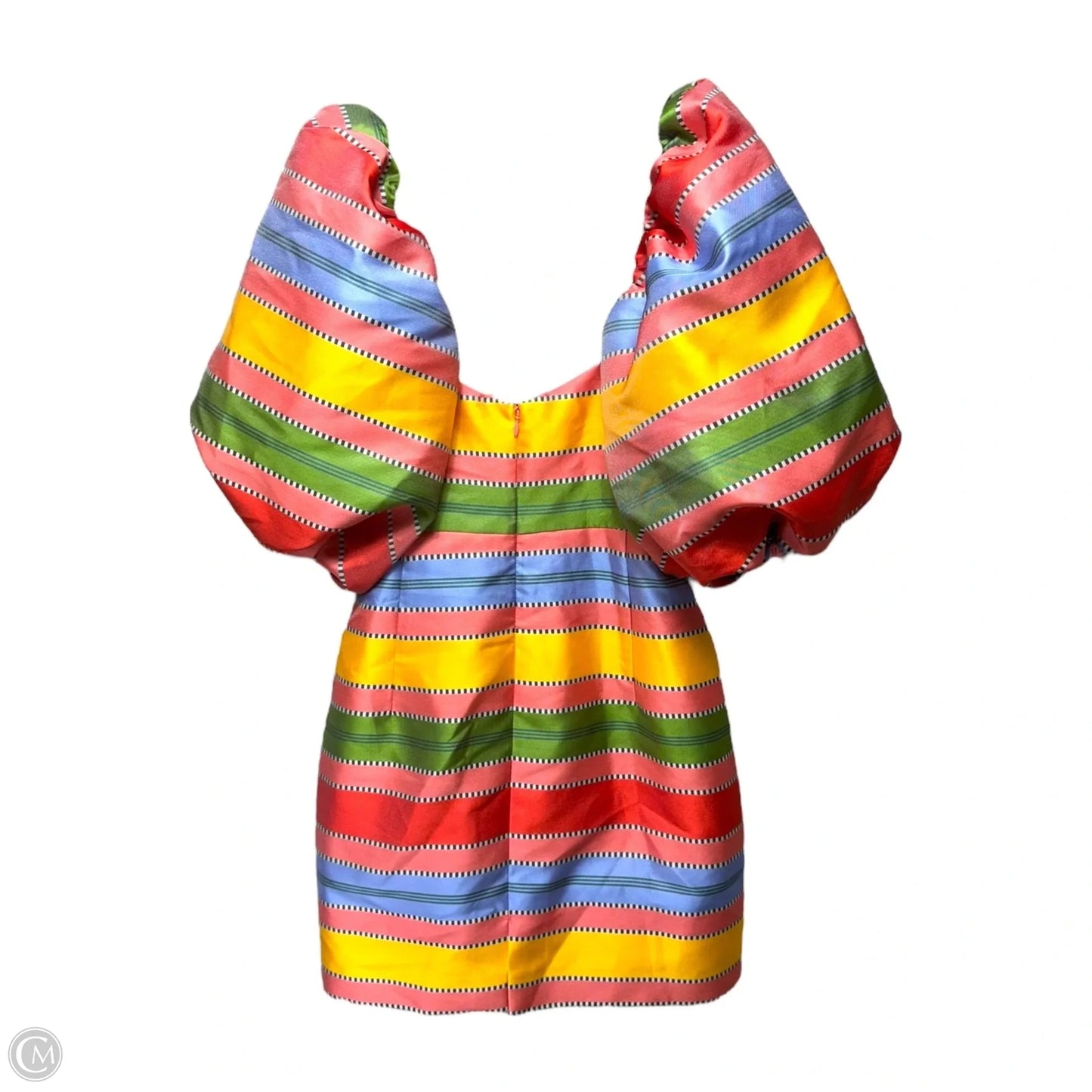 Nell Striped Mini Dress By Antonio Melani In Multi-colored Stripes, Size: 6