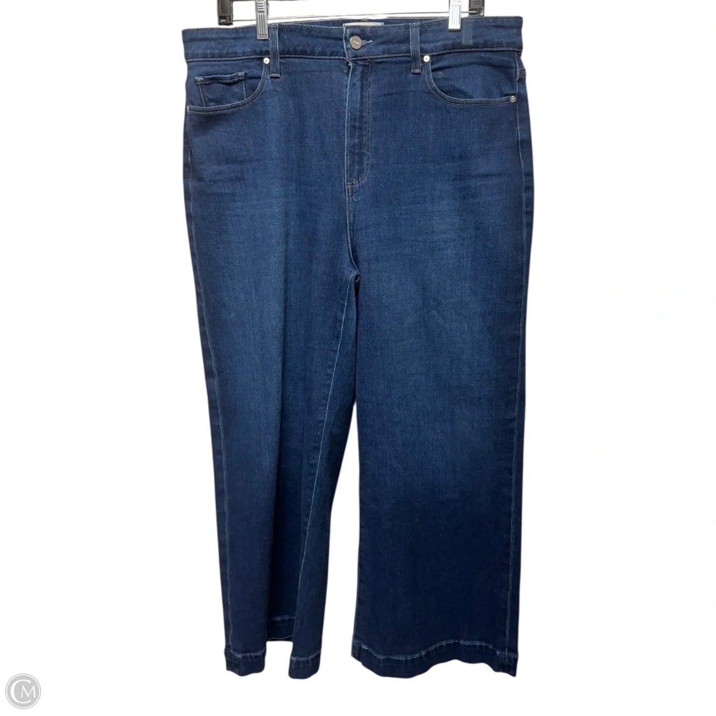 Anessa Jeans Wide Leg By Paige In Blue Denim, Size: 16/33