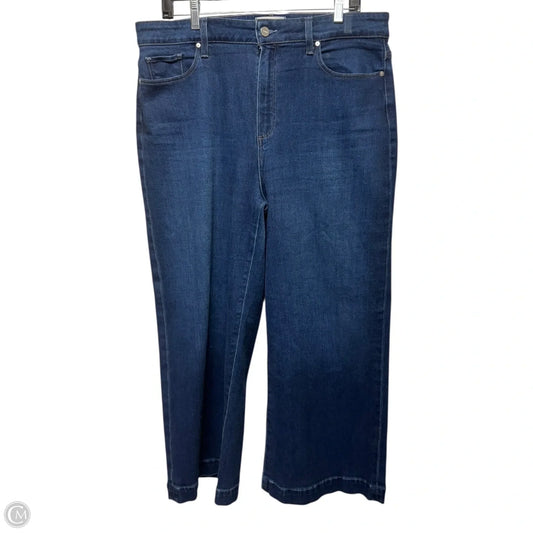 Anessa Jeans Wide Leg By Paige In Blue Denim, Size: 16/33