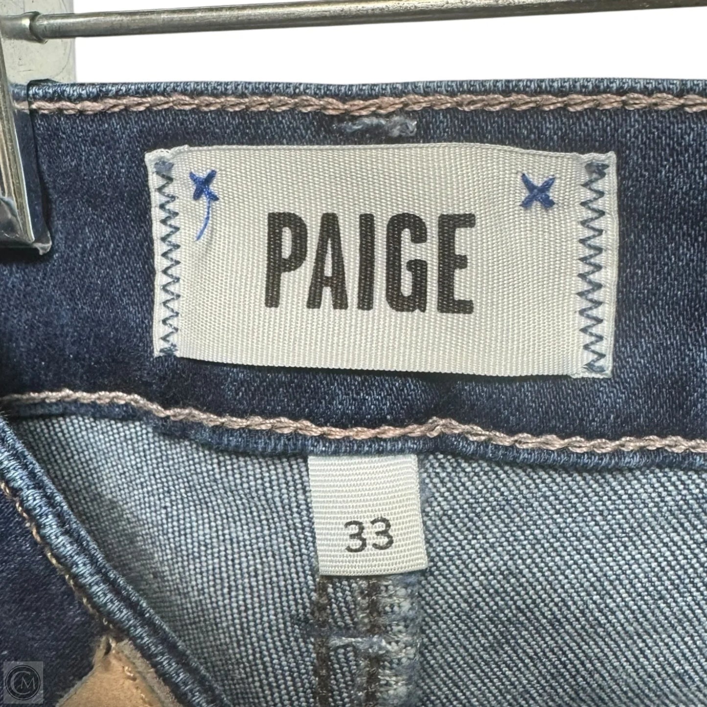 Anessa Jeans Wide Leg By Paige In Blue Denim, Size: 16/33