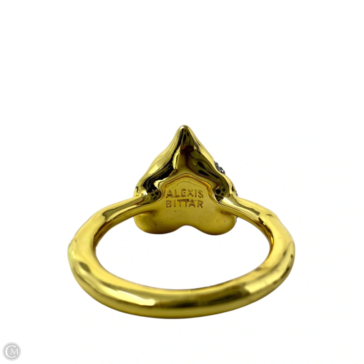 Solanales Crystal Heart Ring By Alexis Bittar, Size: 7