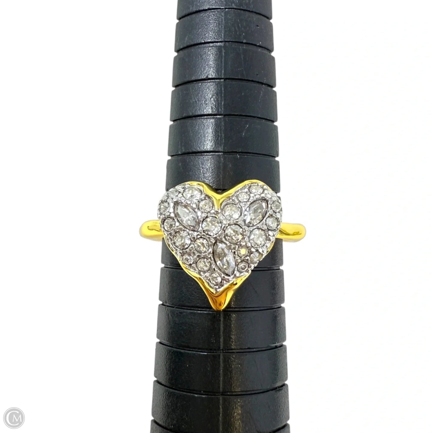 Solanales Crystal Heart Ring By Alexis Bittar, Size: 7