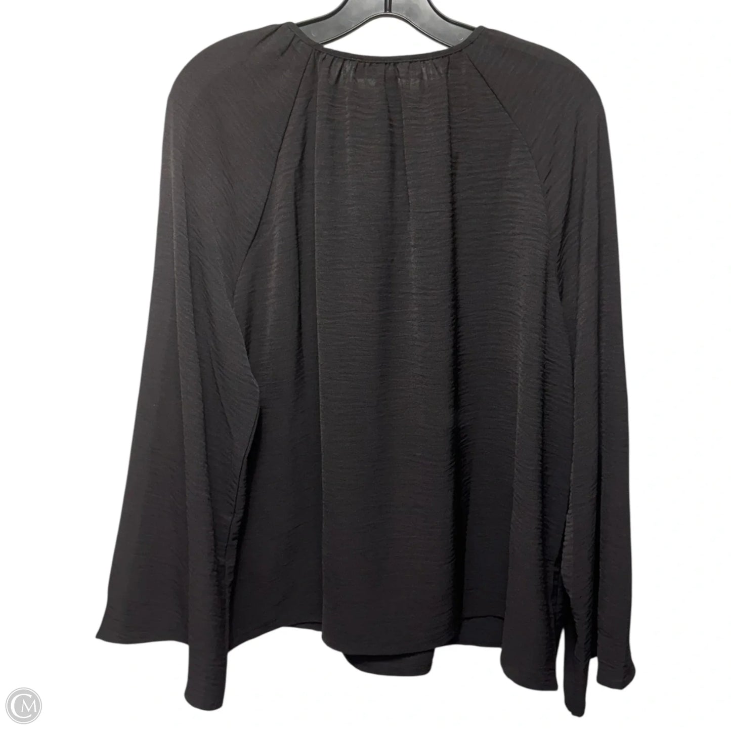 Top Long Sleeve By Michael By Michael Kors In Black, Size: L