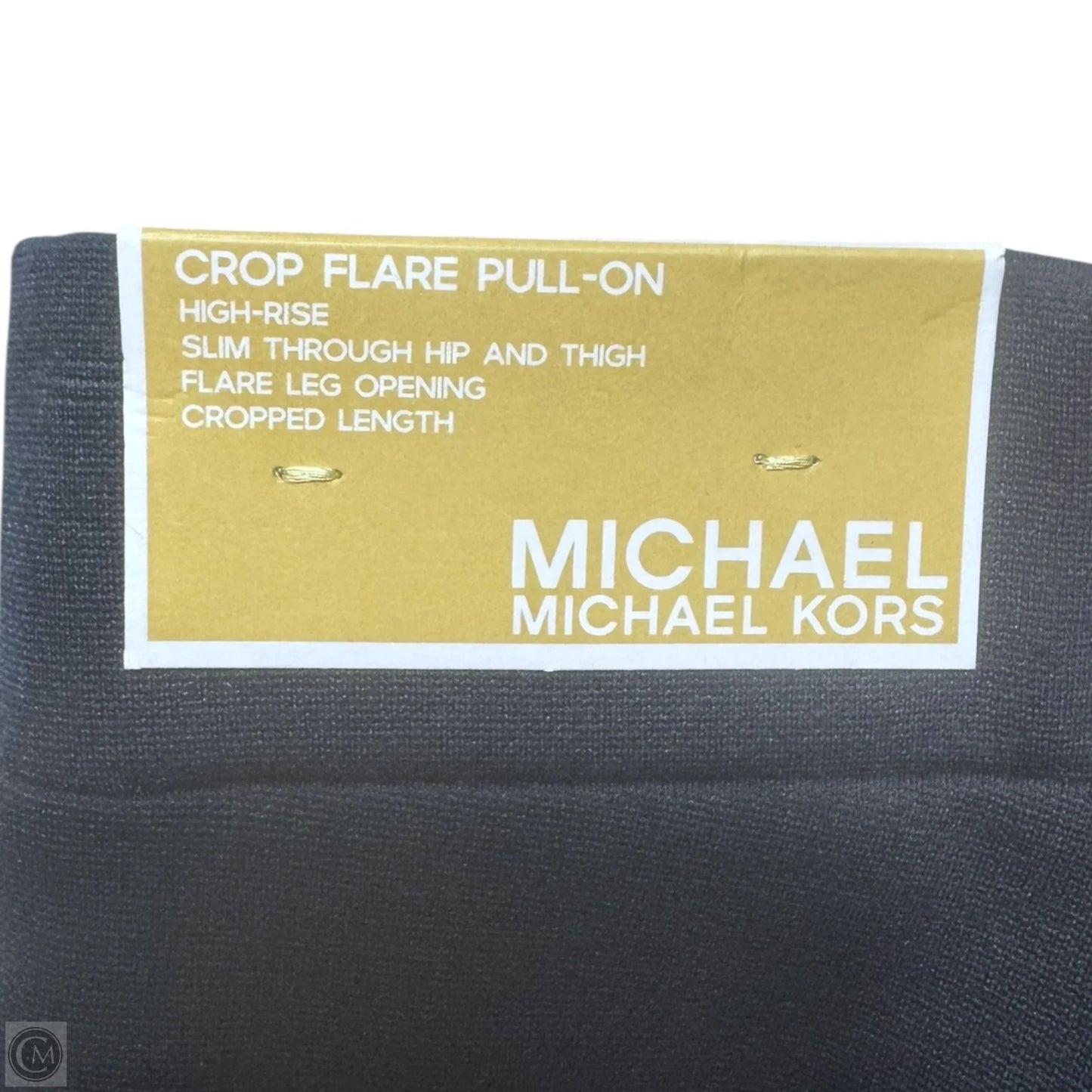 Crop Flare Pull-On Pants By Michael By Michael Kors In Navy, Size: L