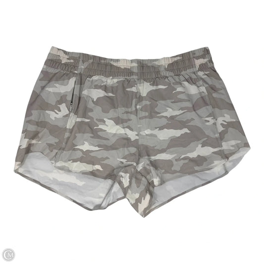 Athletic Shorts By Athleta In Camouflage Print, Size: M