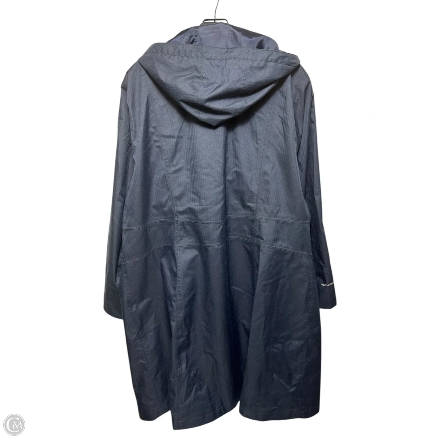 Coat Raincoat By Eddie Bauer In Navy, Size: 2x