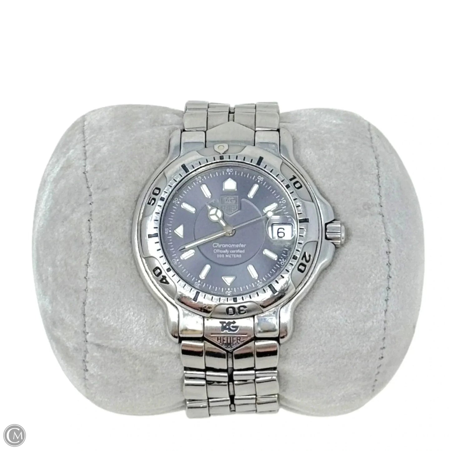 Professional 6000 Quartz Chronometer Stainless Steel Midsize Men's Watch WH5112.BA0675 With Pearlescent Gray Face Designer By Tag Heuer