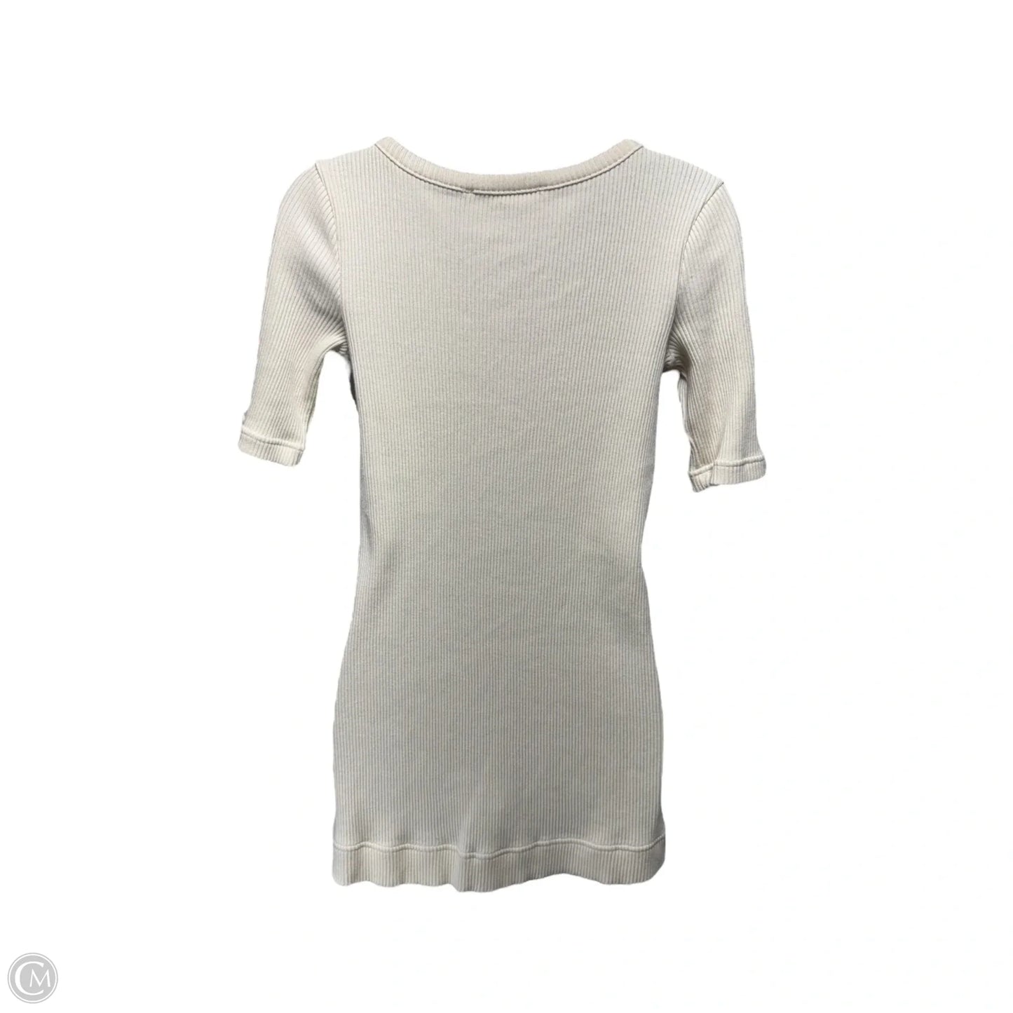Tunic Short Sleeve By Free People In Cream, Size: Xs