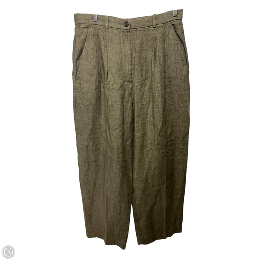 Pants Linen By Banana Republic In Green, Size: 8