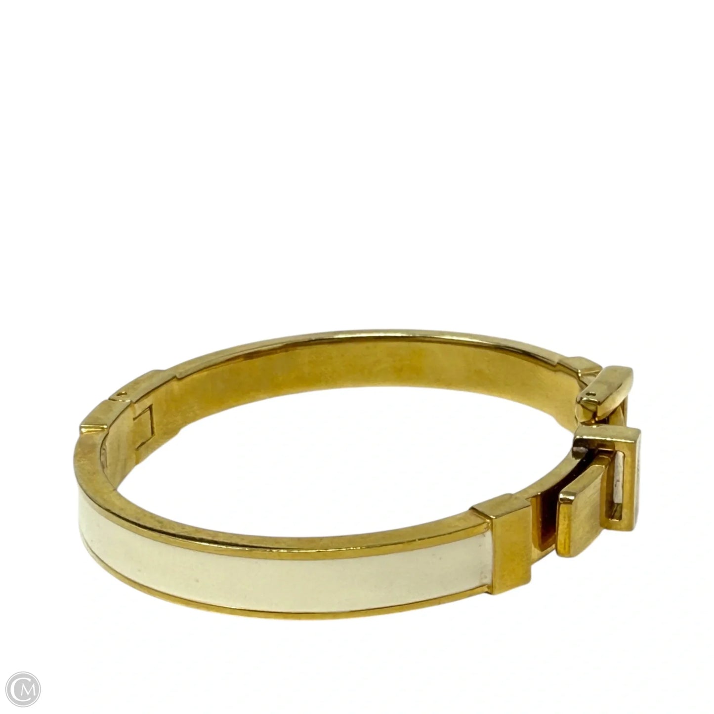 Gold-Tone & Enamel Colby Buckle Bangle By Michael By Michael Kors