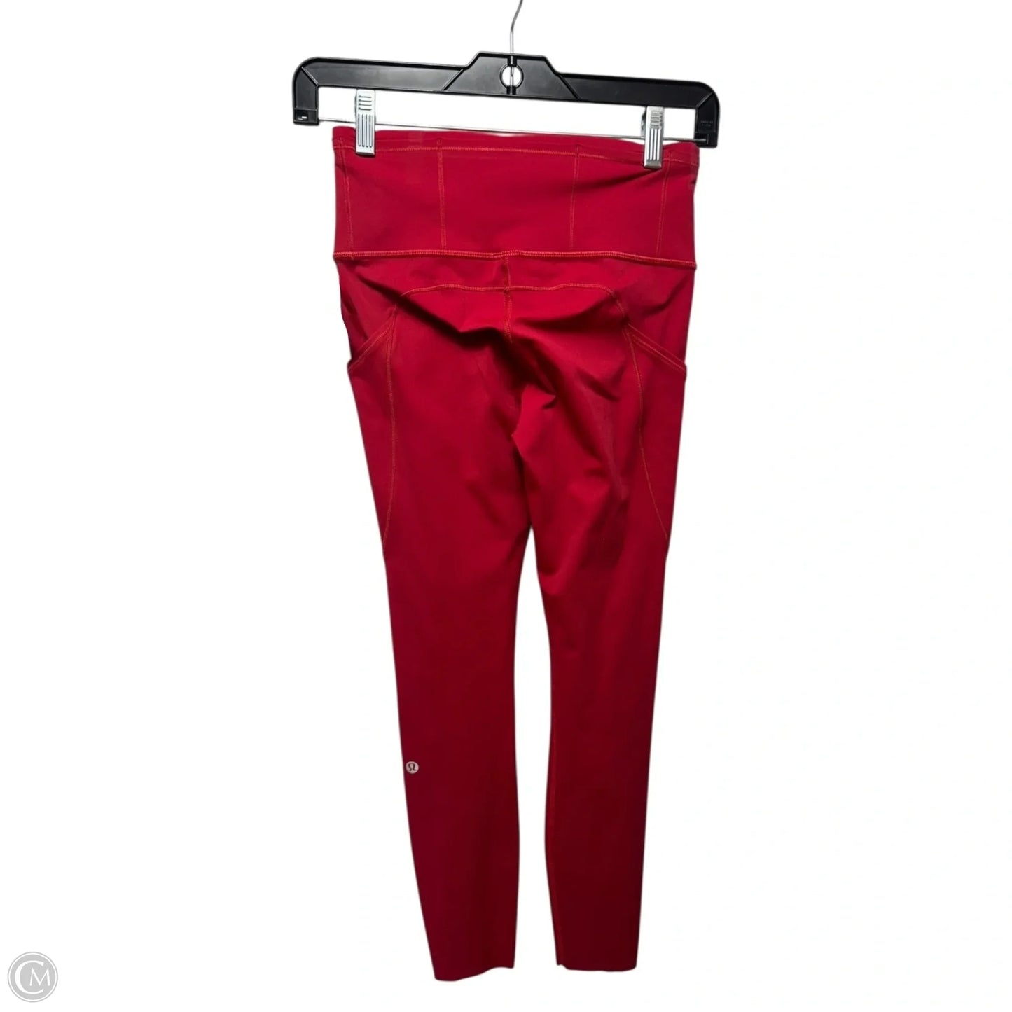 Athletic Leggings By Lululemon In Red, Size: 4