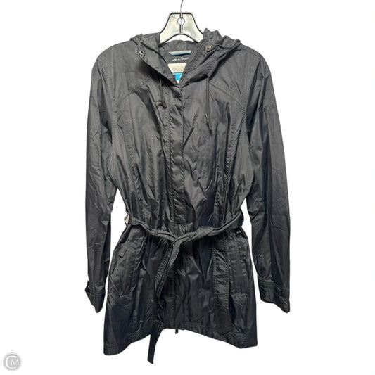 Belted Jacket Windbreaker By Columbia In Black, Size: M