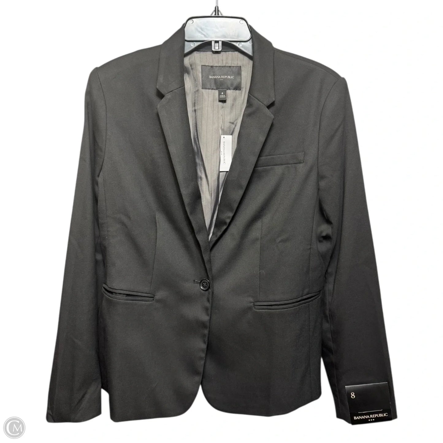 Blazer By Banana Republic In Black, Size: 8