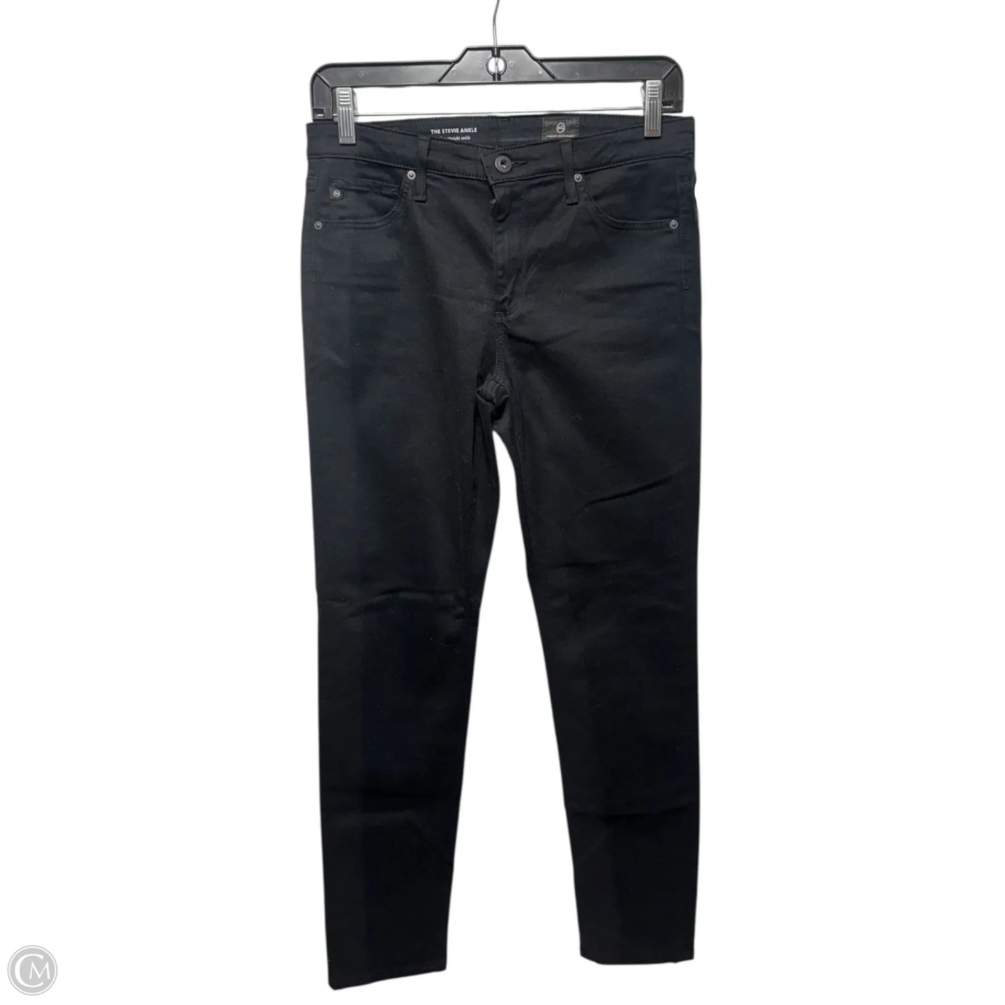 Stevie Ankle Jeans Skinny By Adriano Goldschmied In Black, Size: 4