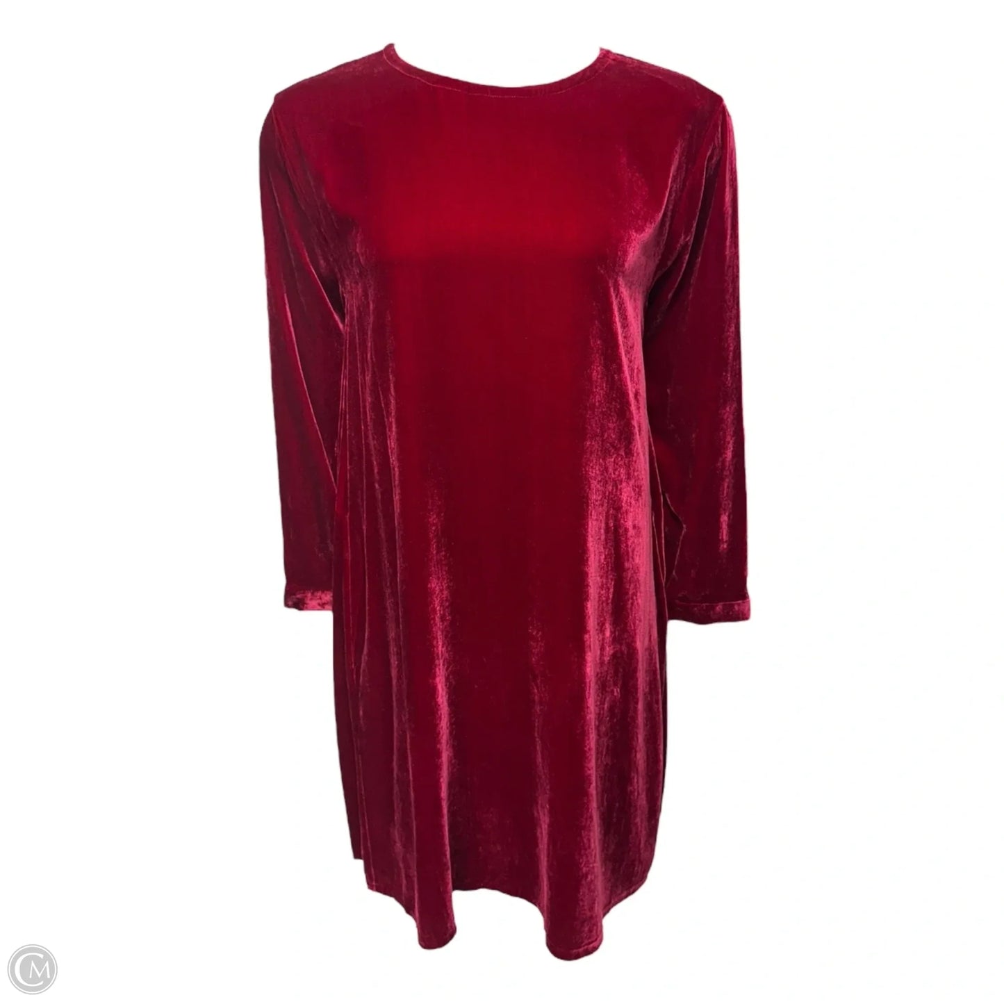Dress Party Midi By Eileen Fisher In Red, Size: Xl
