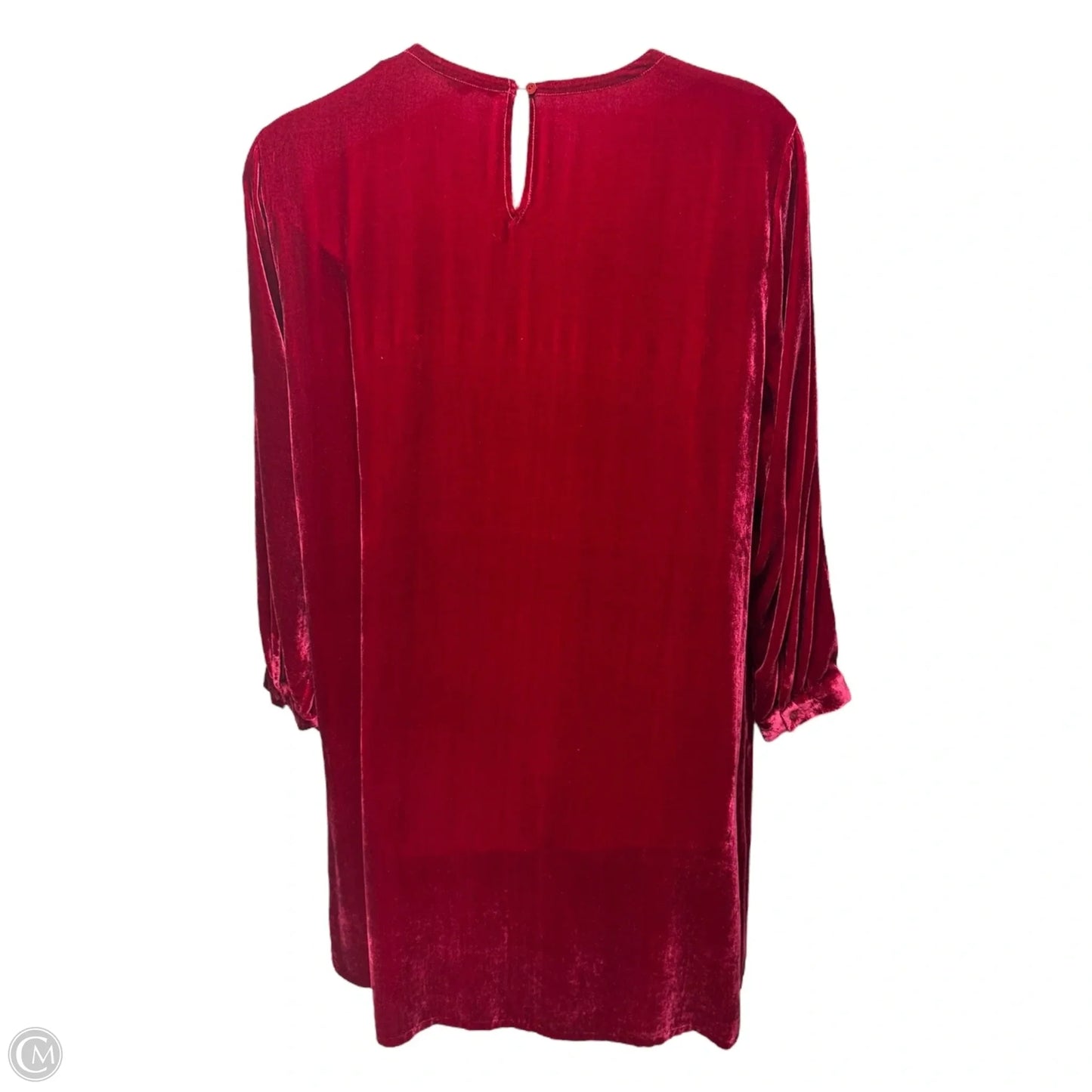 Dress Party Midi By Eileen Fisher In Red, Size: Xl
