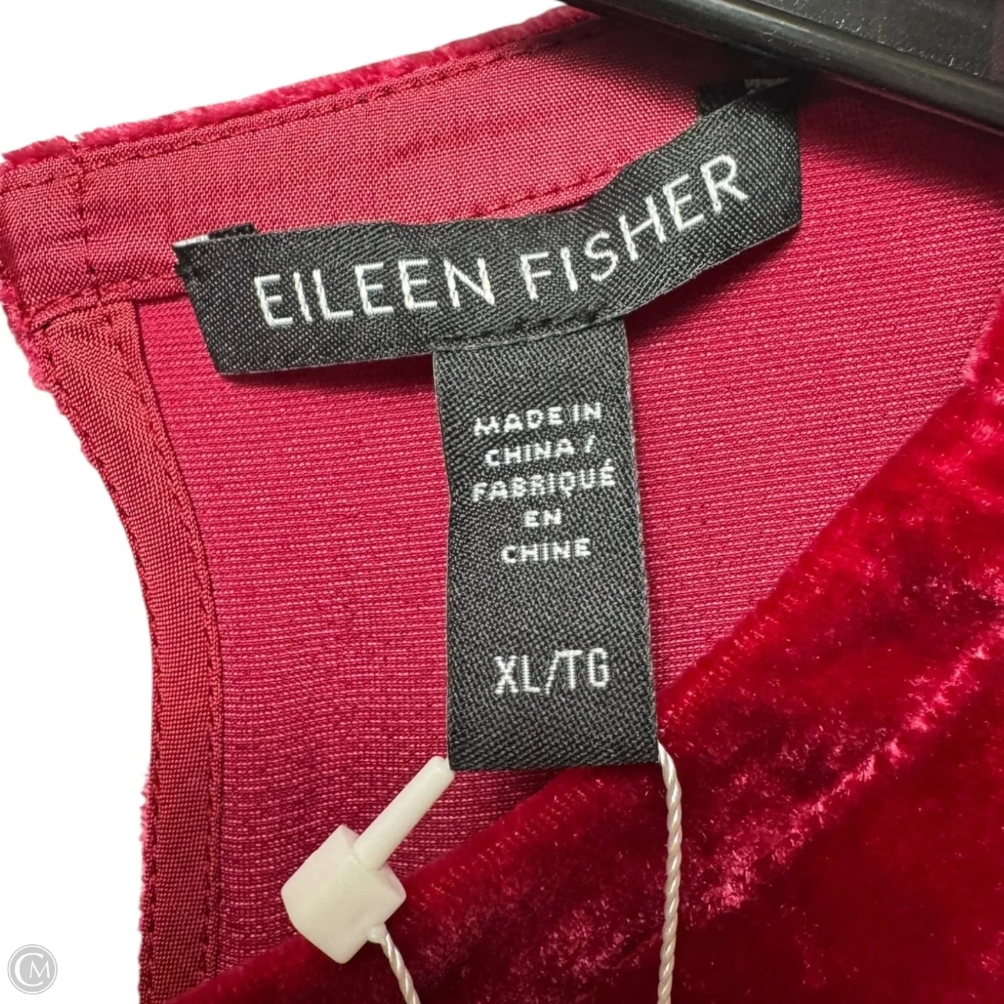 Dress Party Midi By Eileen Fisher In Red, Size: Xl