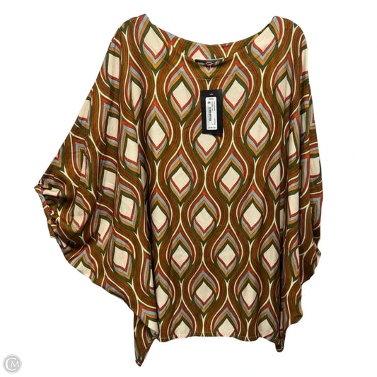 Tunic Short Sleeve By Bryn Walker In Multi-colored, Size: 1x