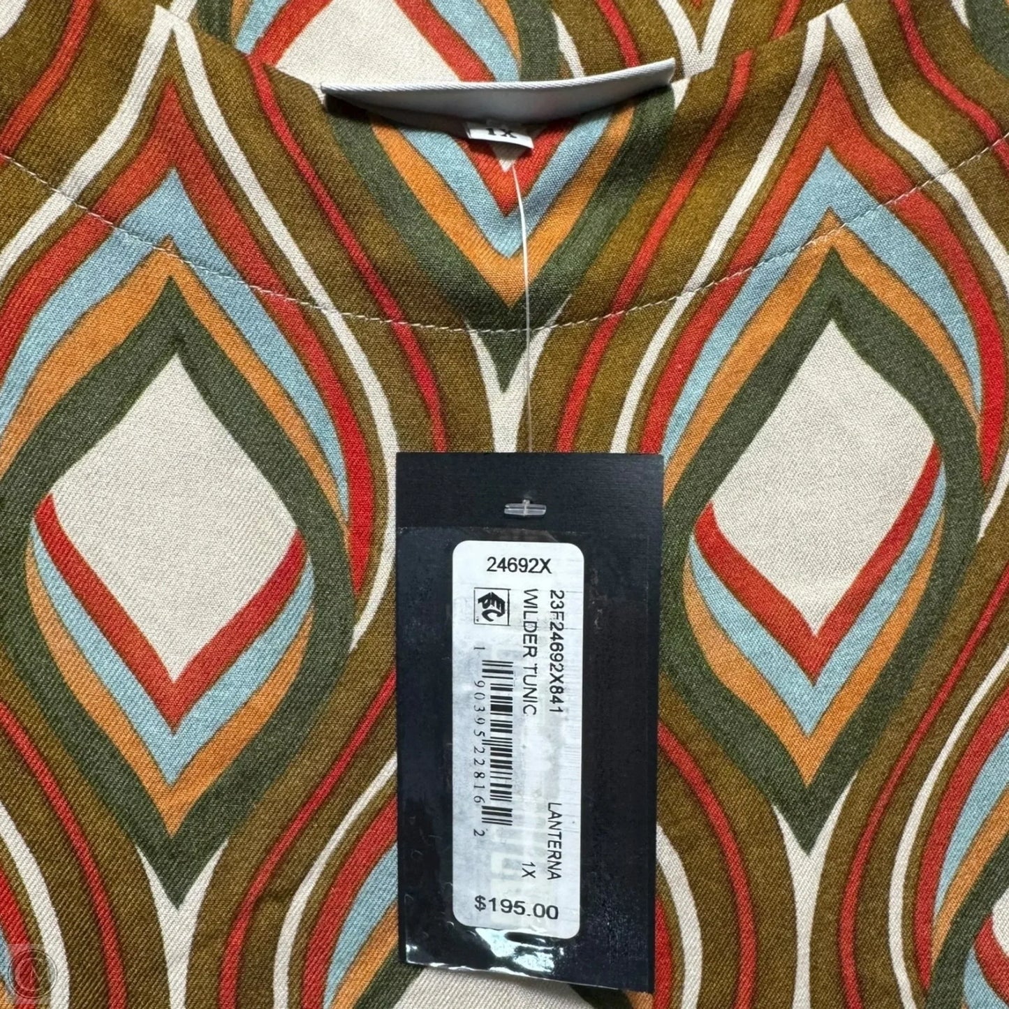 Tunic Short Sleeve By Bryn Walker In Multi-colored, Size: 1x