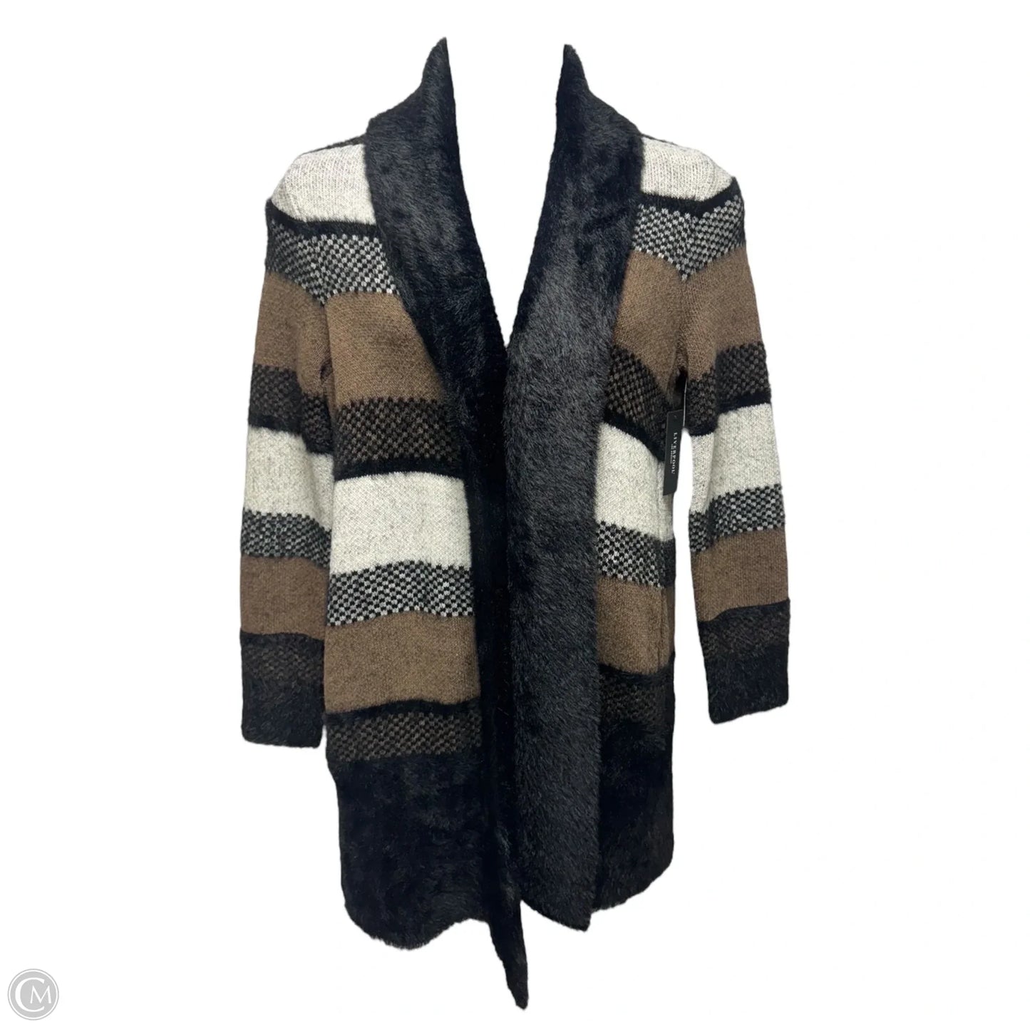 Coat By Liverpool In Black & Brown, Size: M