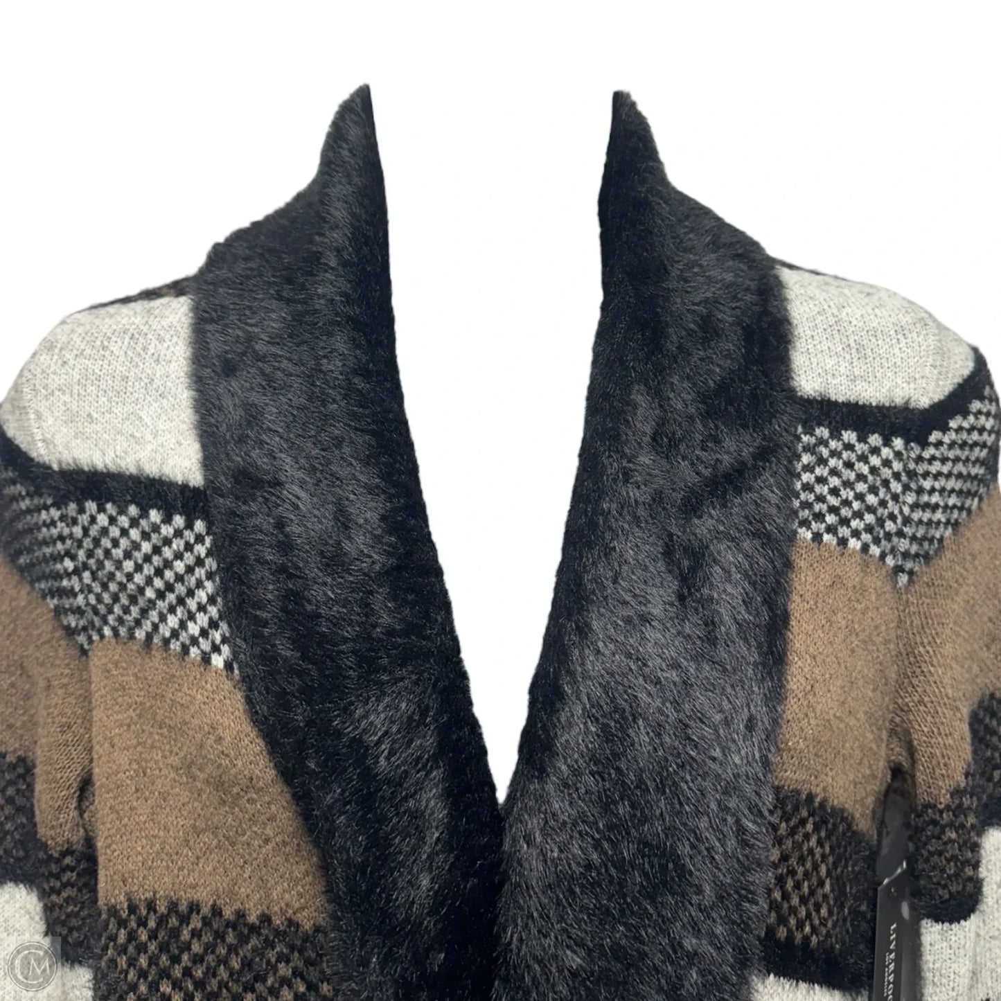 Coat By Liverpool In Black & Brown, Size: M