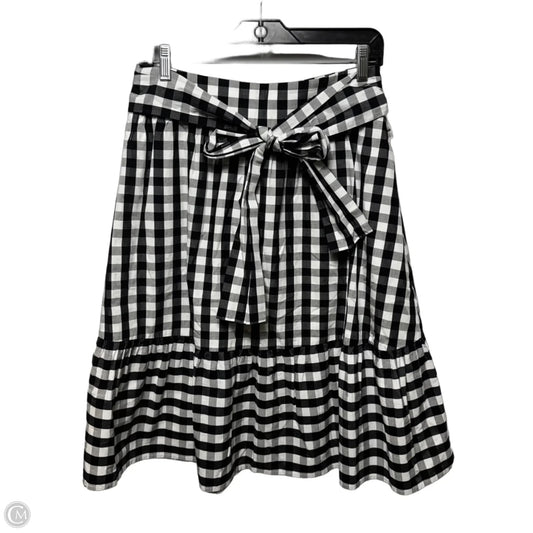 Belted Skirt Midi By J. Crew In Checkered Pattern, Size: 4
