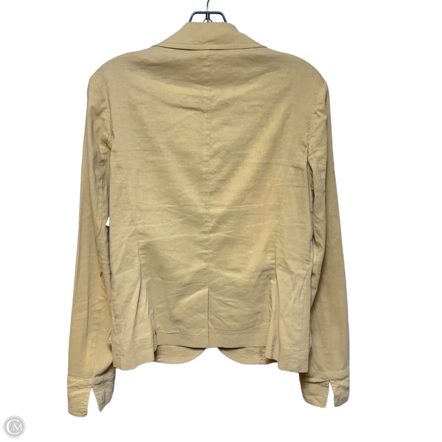 Linen Blend Blazer By Theory In Tan, Size: 6