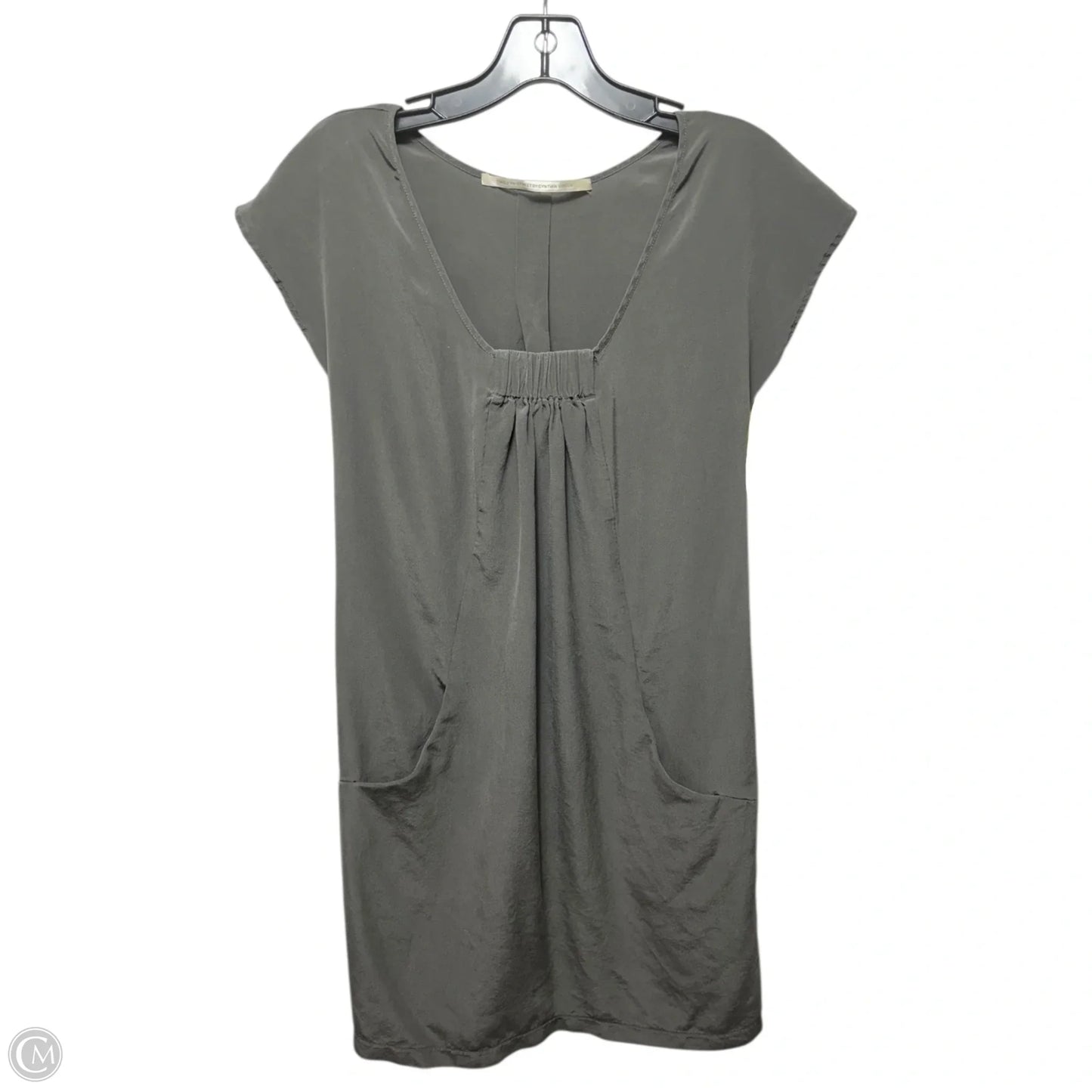 Silk Dress Casual Short By Cynthia Vincent In Green, Size: S