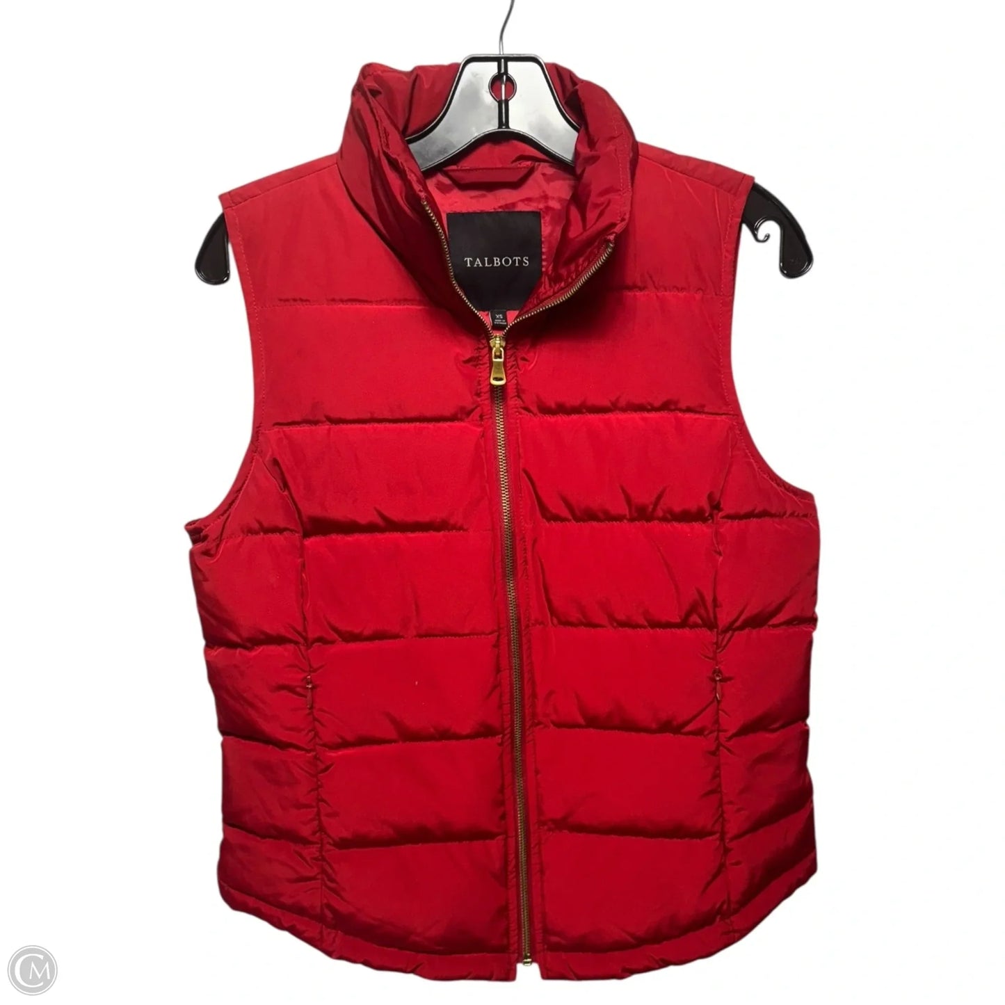 Vest Puffer & Quilted By Talbots In Red, Size: Xs
