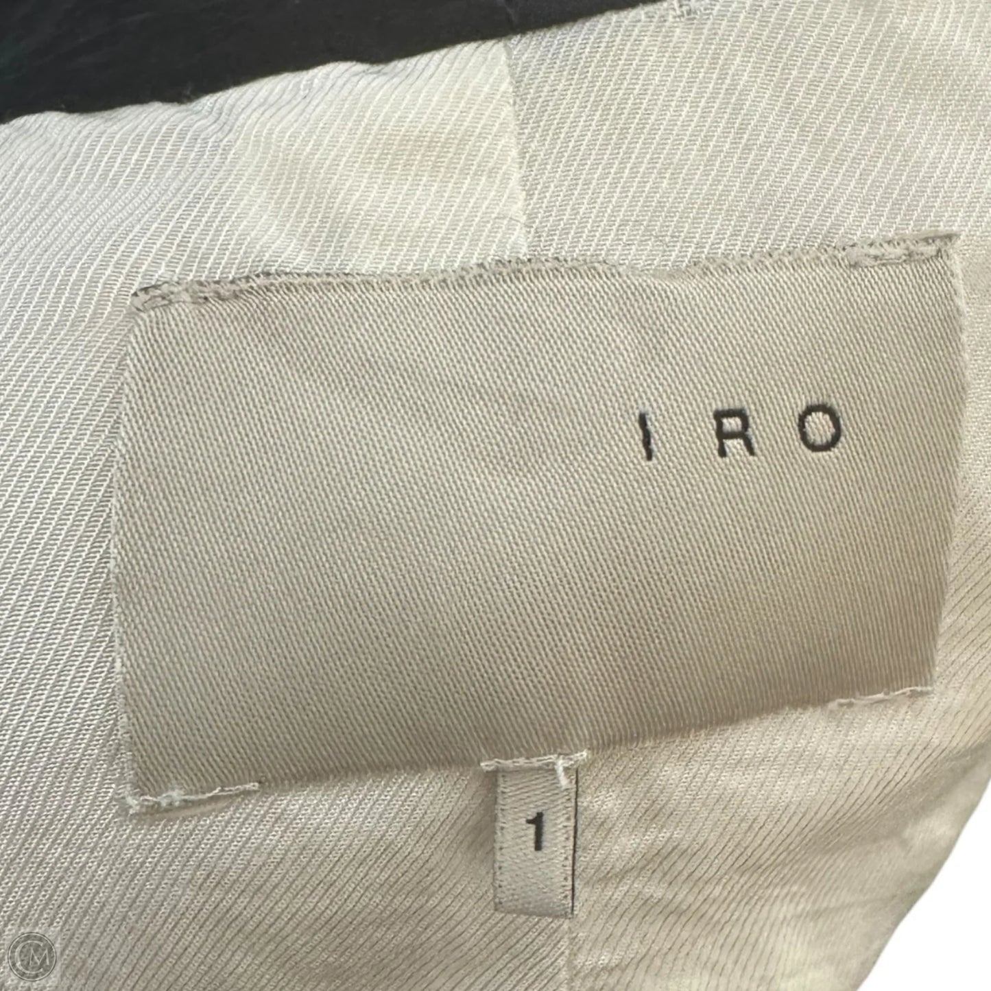 Jay Blazer By Iro In Black & Cream, Size: 1-XS/S