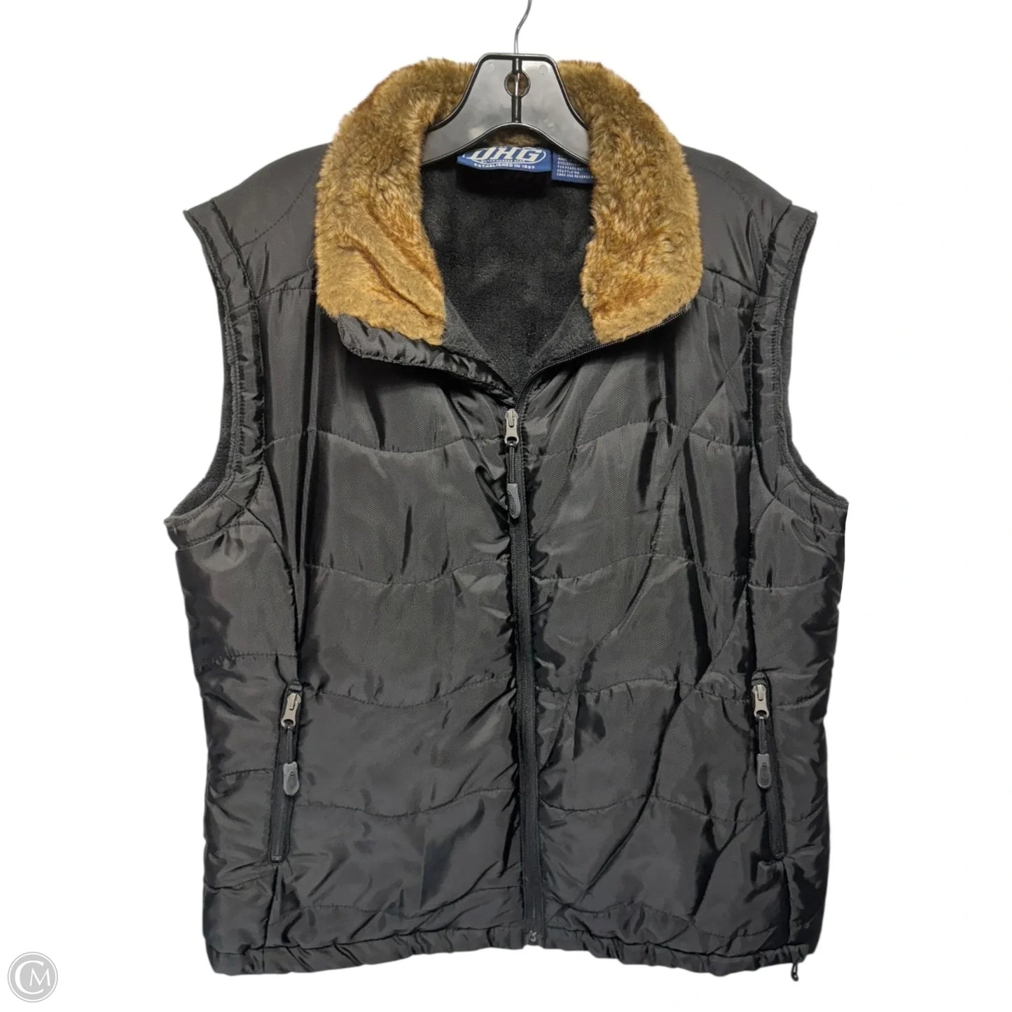 Vest Puffer & Quilted By DHG In Black, Size: L
