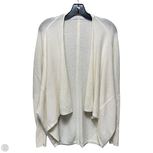 Sweater Cardigan Cashmere By Athleta In Cream, Size: M