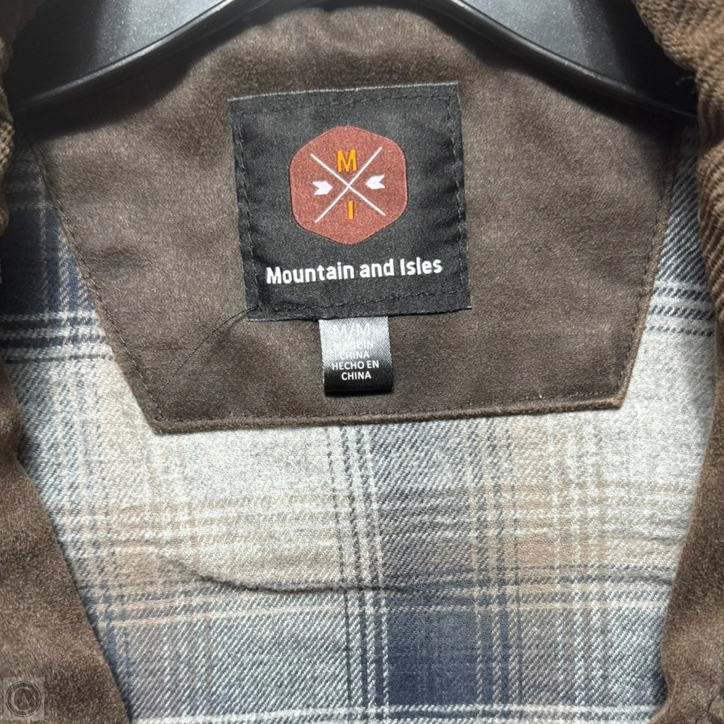 Vest Puffer & Quilted By mountain and isles In Brown, Size: M